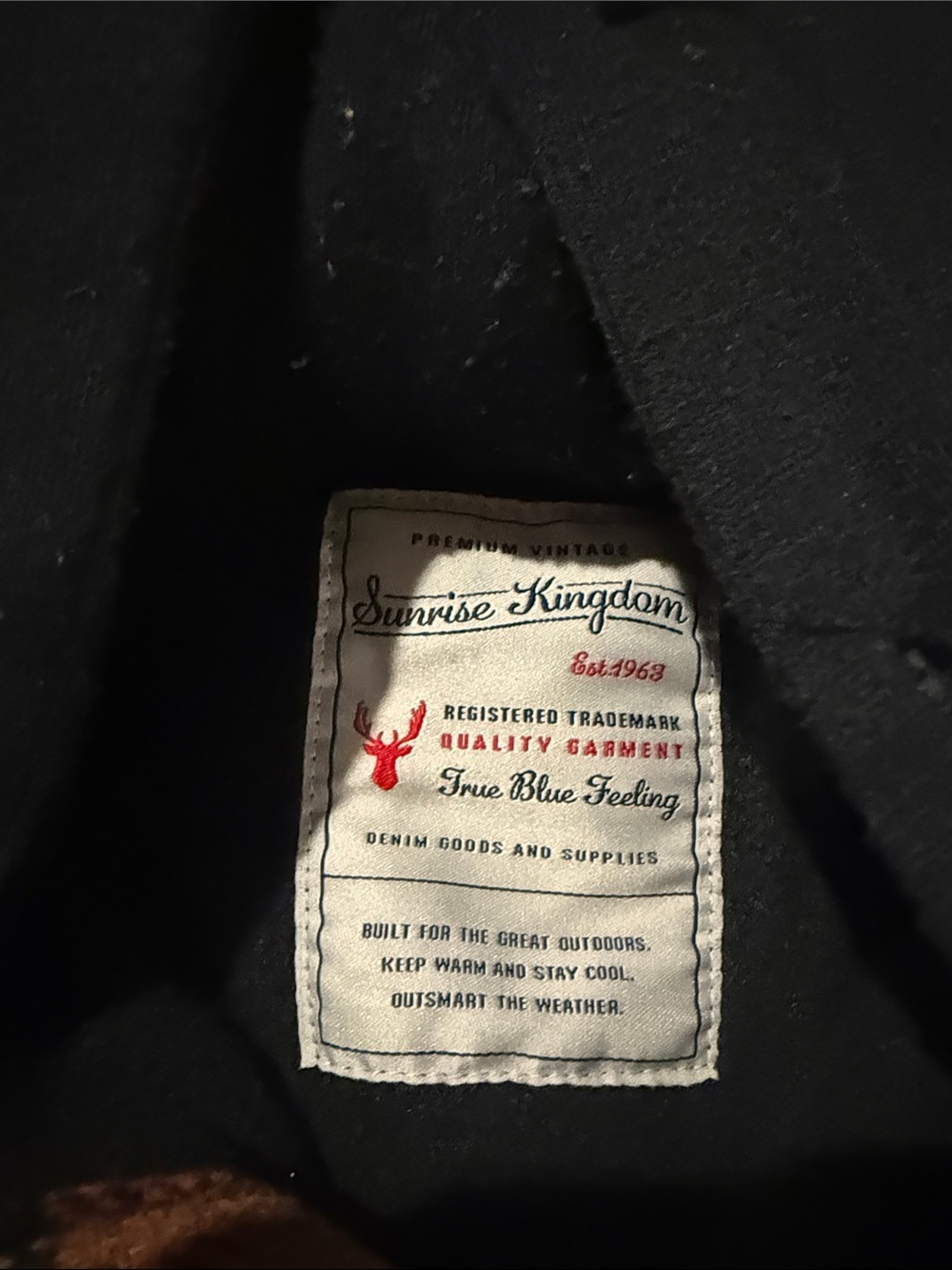 Men’s Black Jacket with Faux Fur Trim